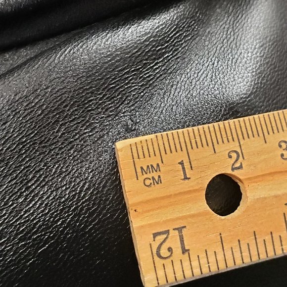 Worthington Leather Zip-up Jacket ~ Black ~ Size L (Large) - Picture 10 of 11